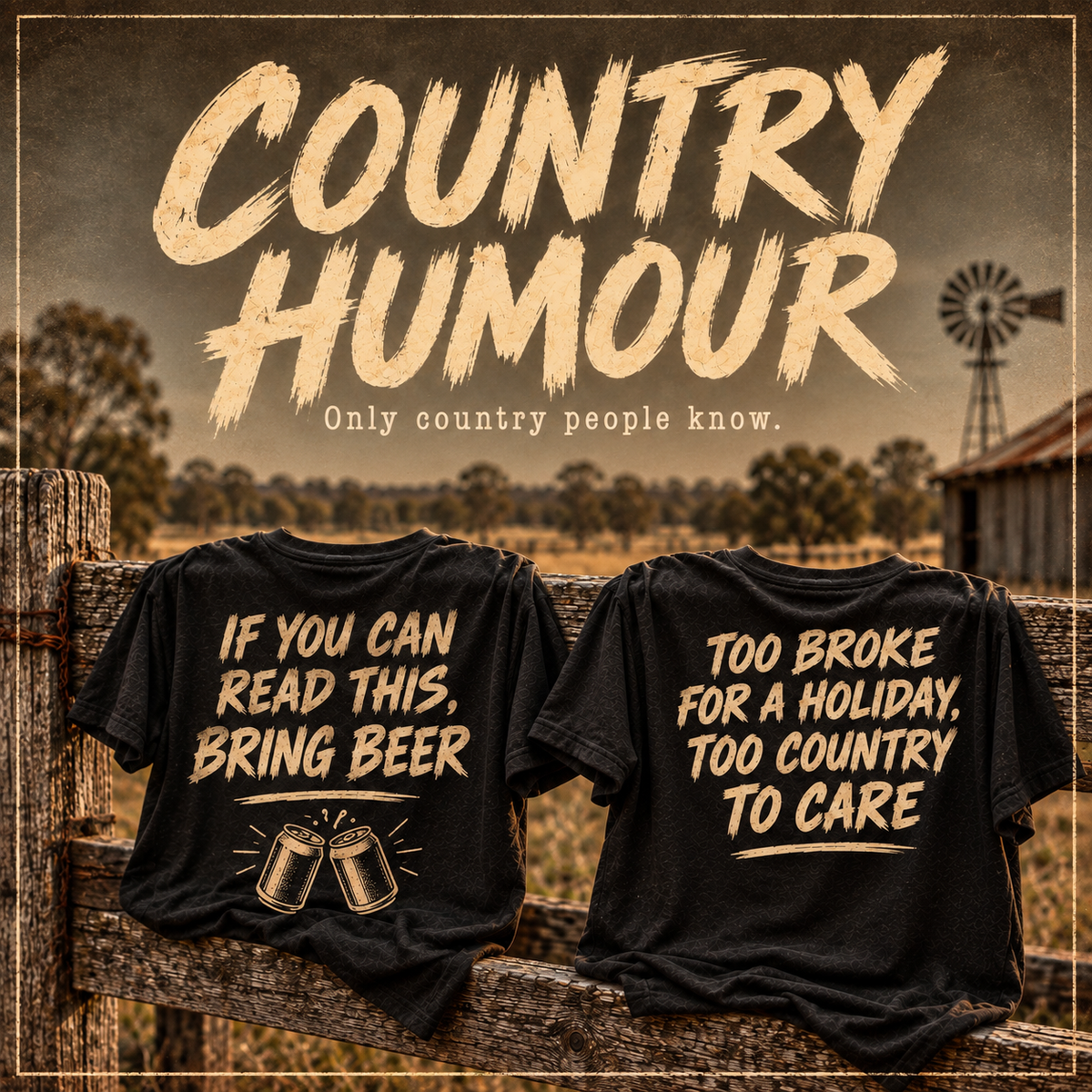 Cowboy Culture Country Humour collection - Only country people know