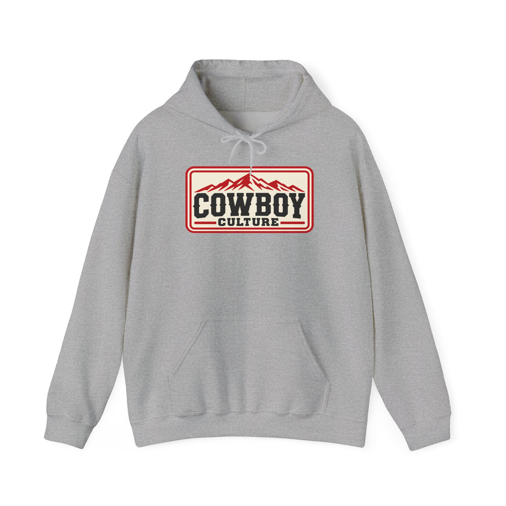 Mountain Badge Hoodie — Cowboy Culture product view