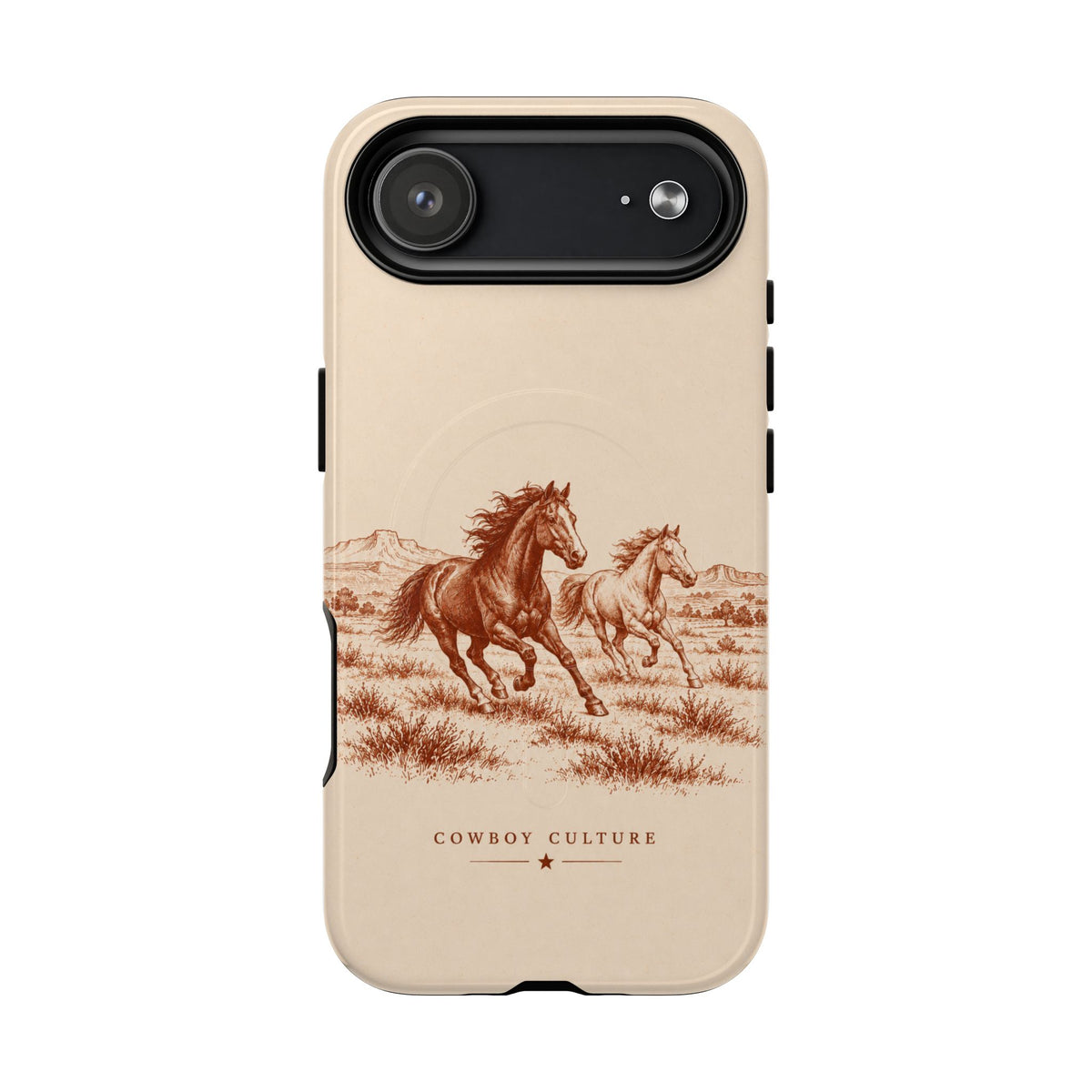 Cowboy Culture Wild Horses Tough Magnetic Phone Case — iPhone 17 Air / Glossy