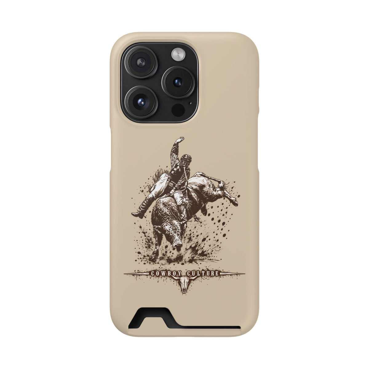 Bull Riding Tough Phone Case — Additional Models — iPhone 15 Pro / Matte