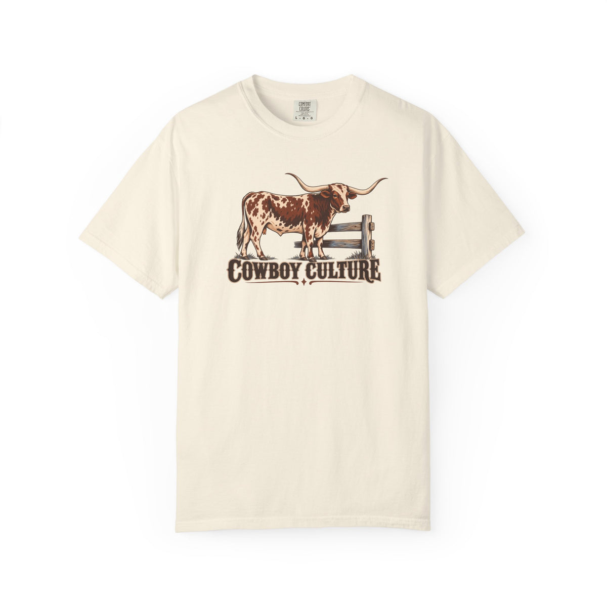 Longhorn fence graphic western t-shirt