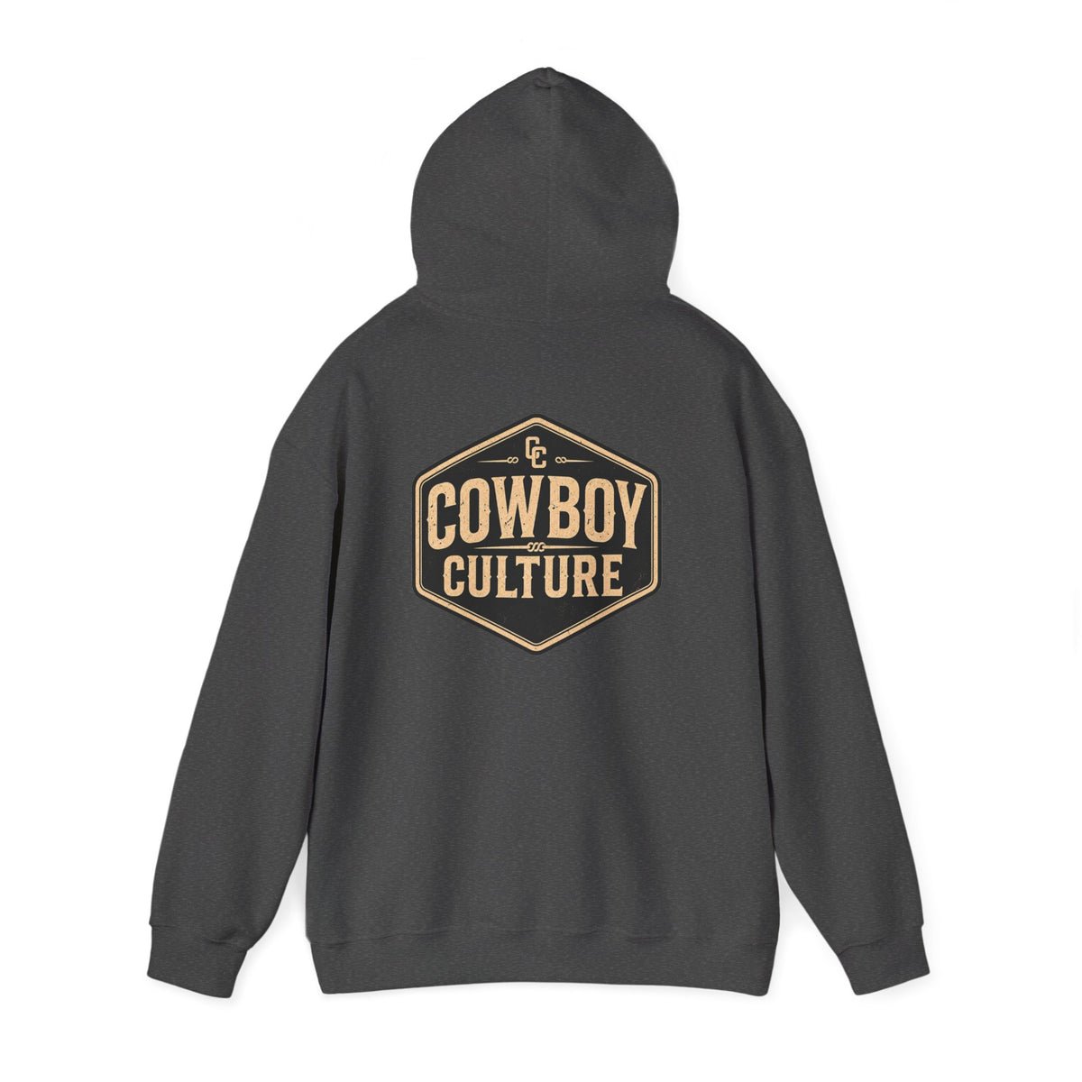 Cowboy Culture Badge western hoodie — alternate product view
