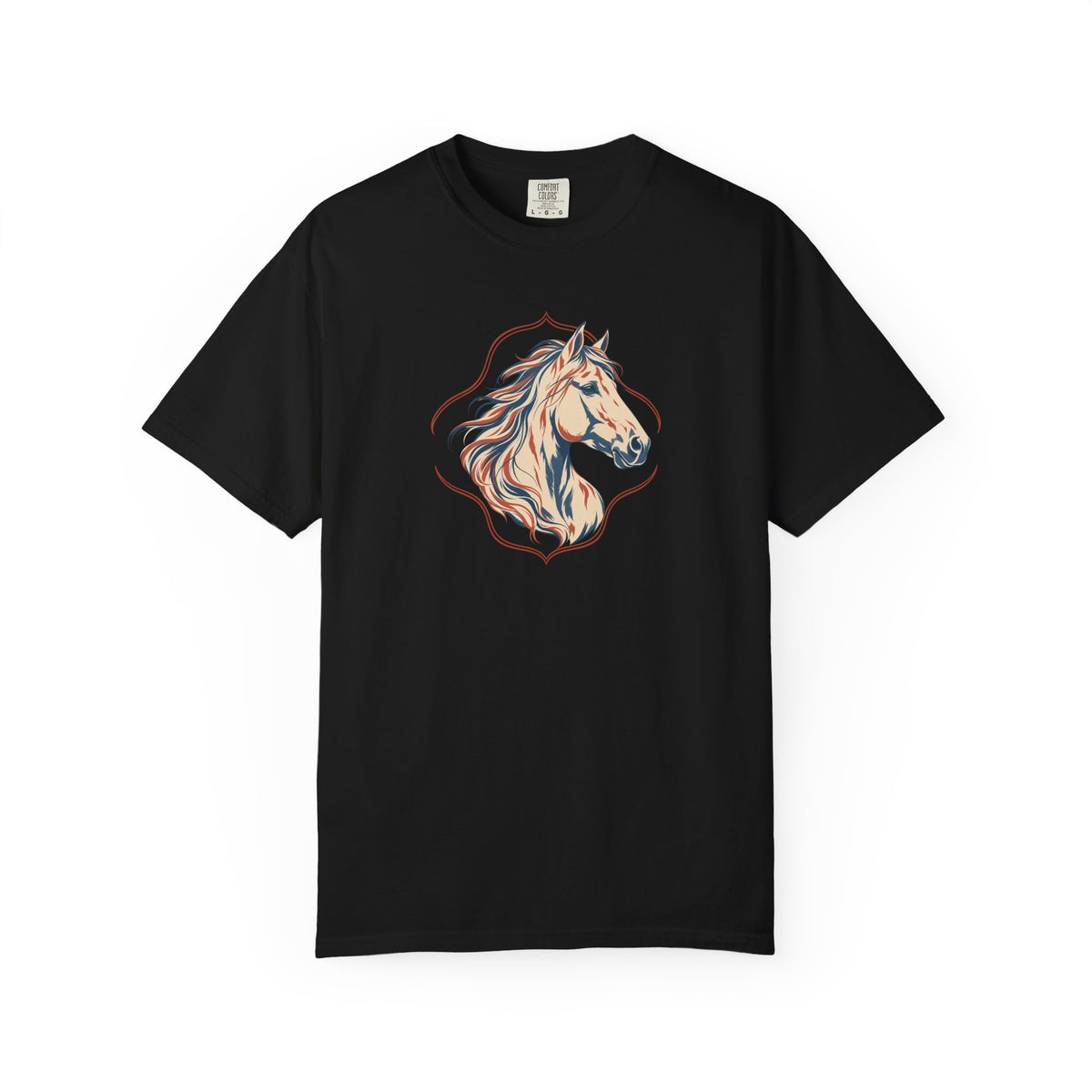 Garment-dyed vintage horse tee