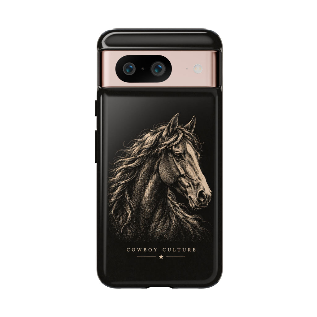 Cowboy Culture Horse Tough Phone Case — Google Pixel 8 / Glossy