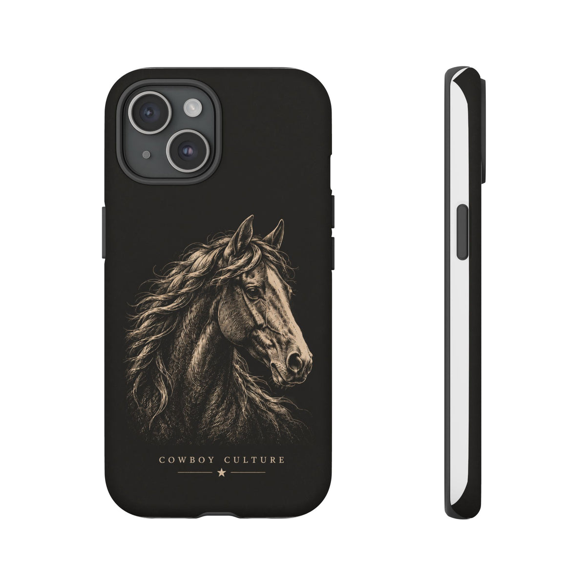 Cowboy Culture Horse Tough Phone Case — iPhone 15 / Matte