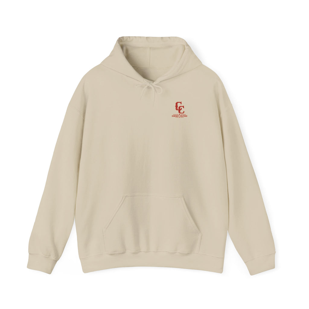 Vintage Rodeo Badge Hoodie — Cowboy Culture product view