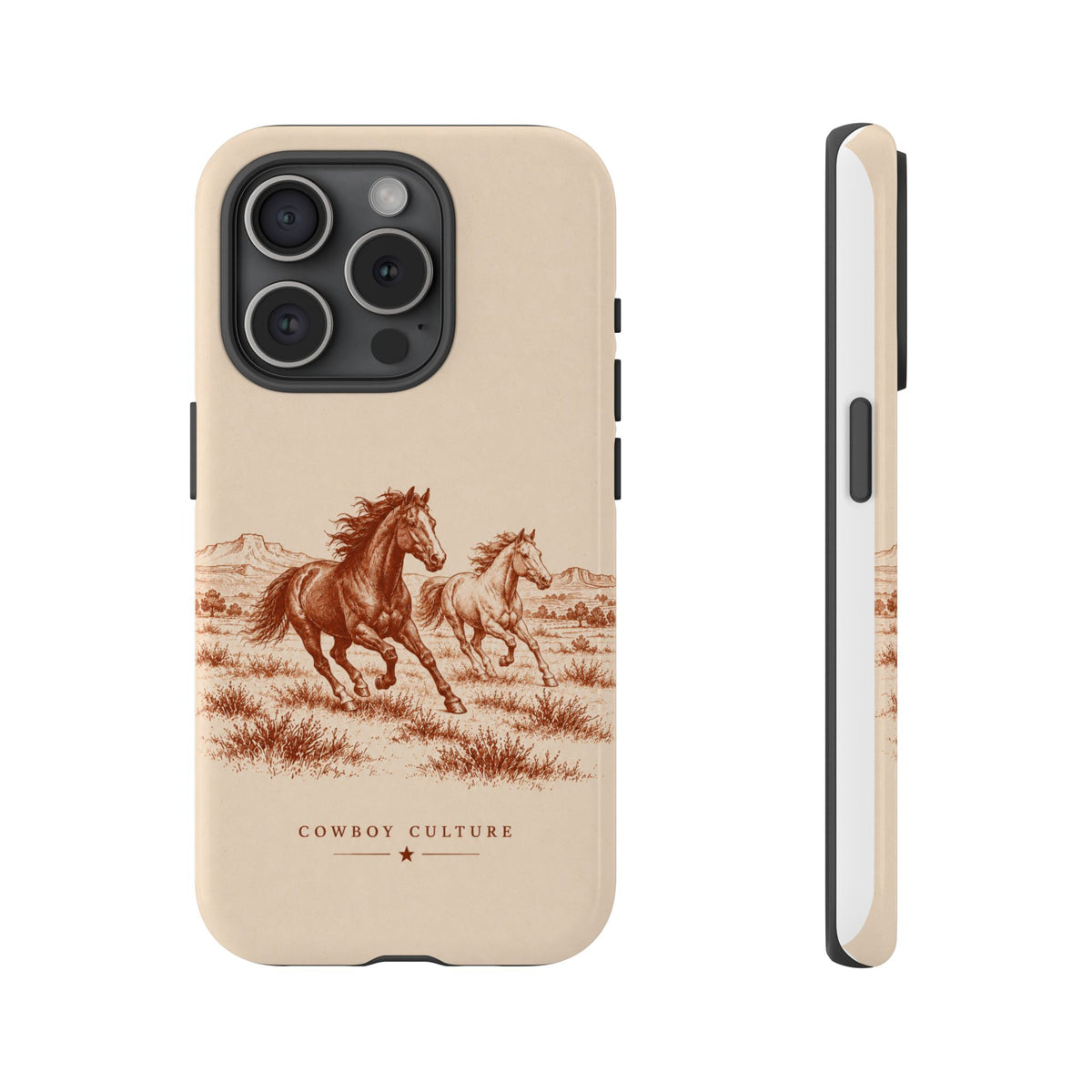 Cowboy Culture Horse Phone Case — iPhone 15 Pro / Glossy