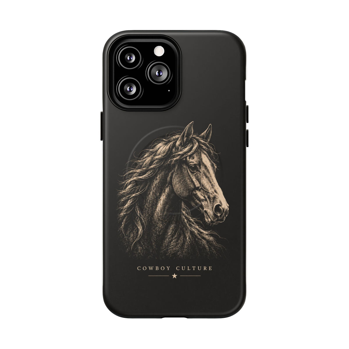 Cowboy Horse Tough Magnetic Phone Case — iPhone 13 Pro Max / Matte