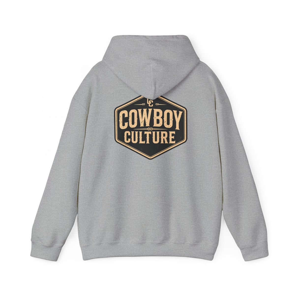 Cowboy Culture Badge western hoodie — alternate product view