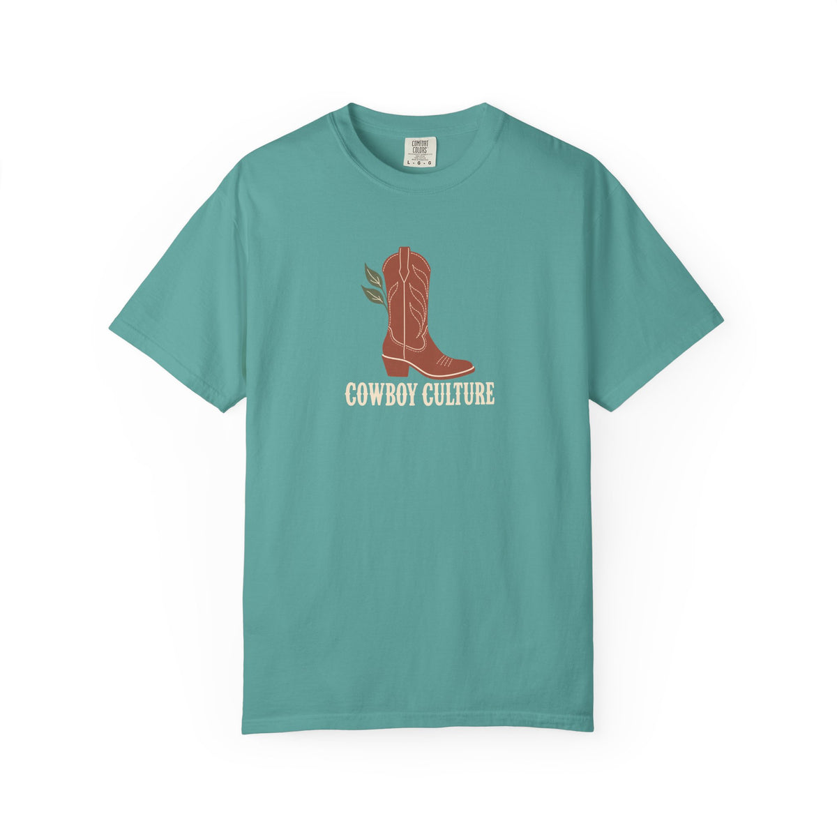 Vintage western boot graphic t-shirt