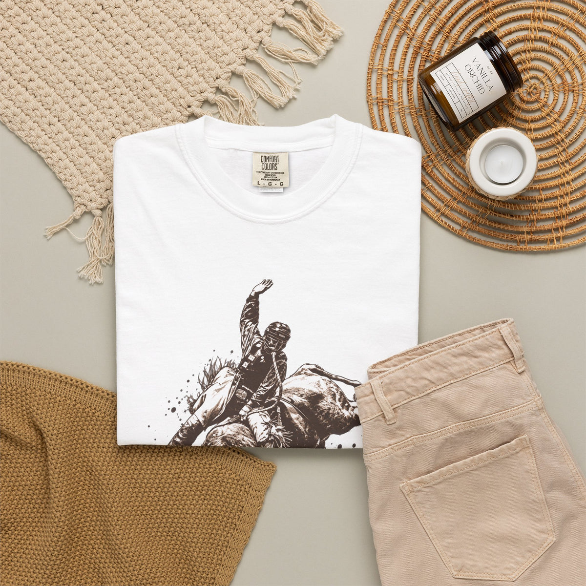 White western rodeo t-shirt by Cowboy Culture