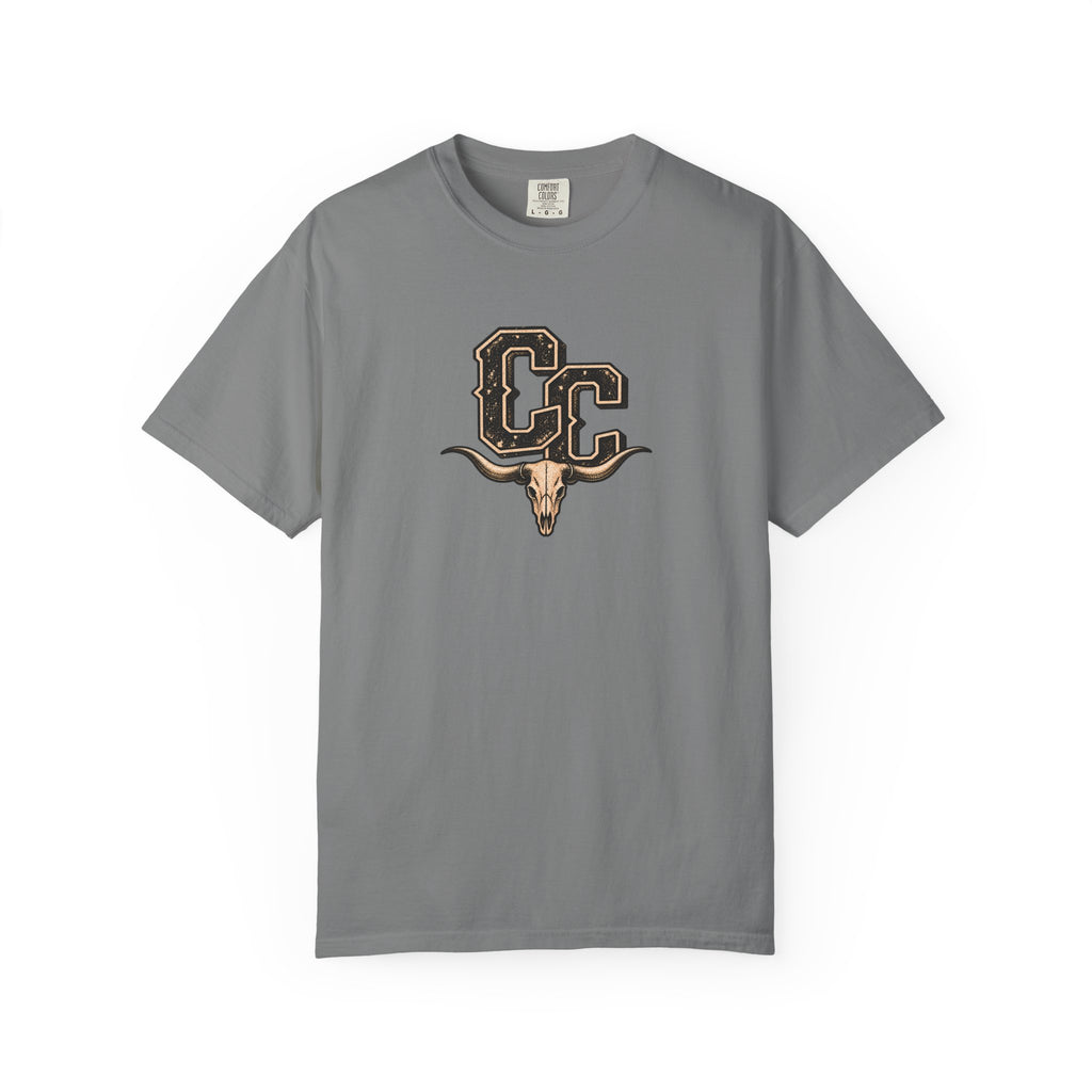 Cowboy Country Longhorn T-shirt in Grey