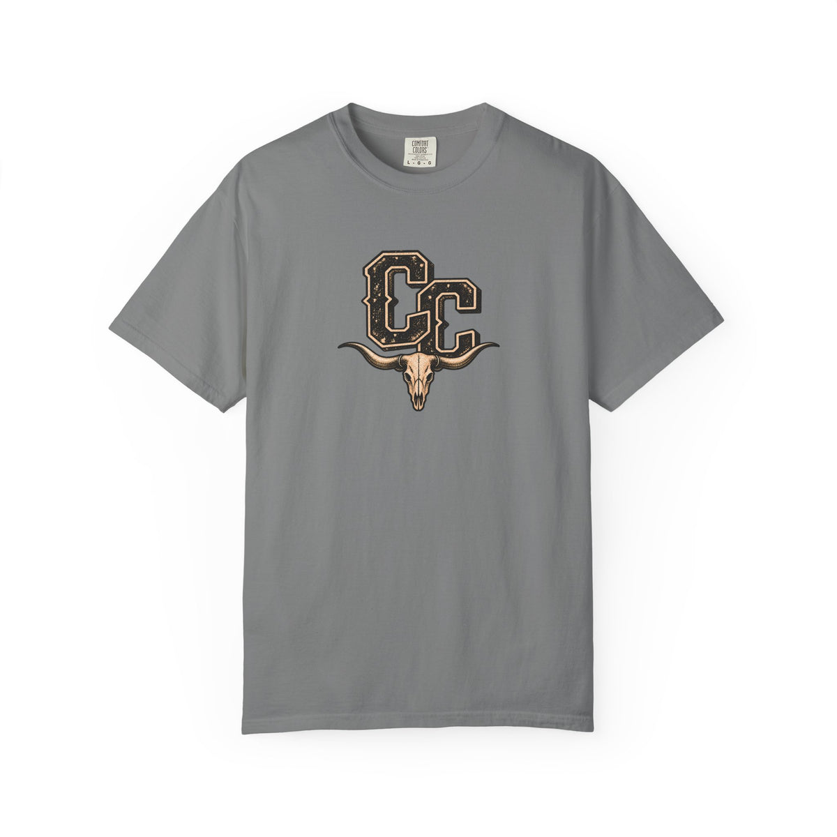 Cowboy Country Longhorn T-shirt in Grey