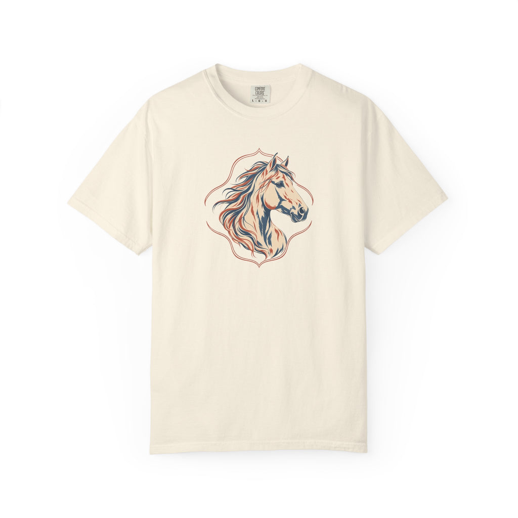 Vintage horse head graphic t-shirt