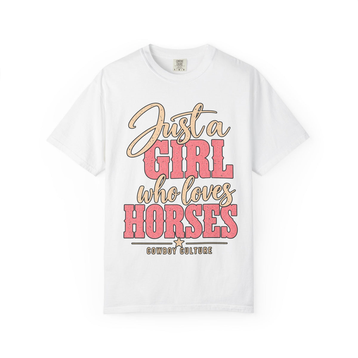 Girl Loves Horses Women's Tee western T-shirt