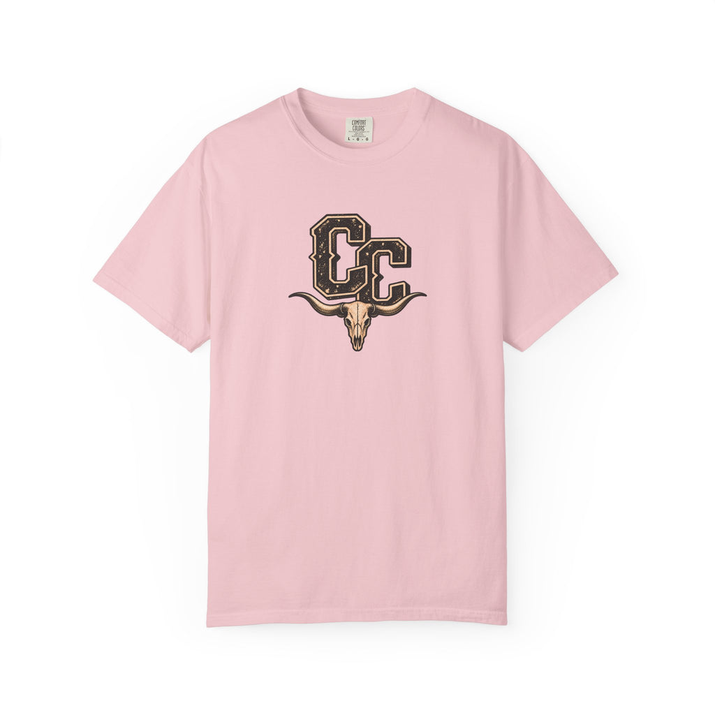 Cowboy Country Longhorn T-shirt in Blossom