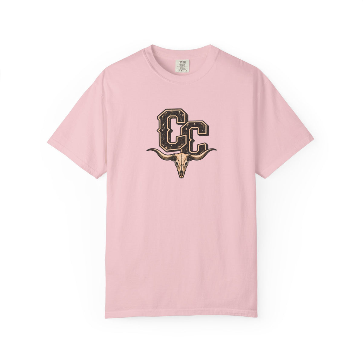 Cowboy Country Longhorn T-shirt in Blossom