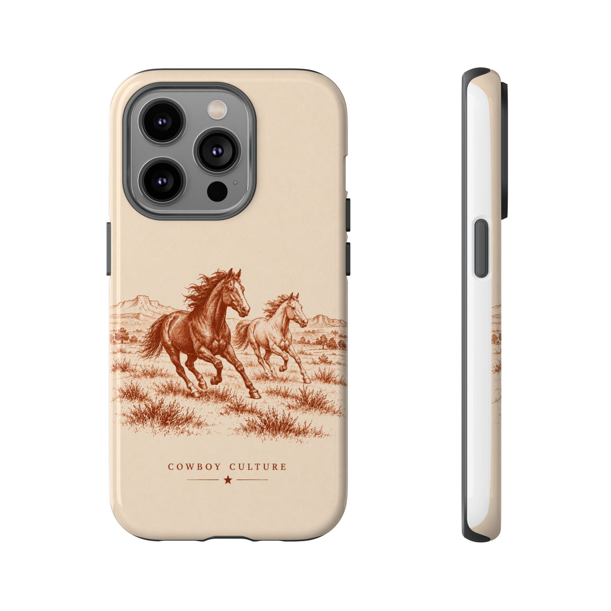 Cowboy Culture Horse Phone Case — iPhone 14 Pro / Glossy