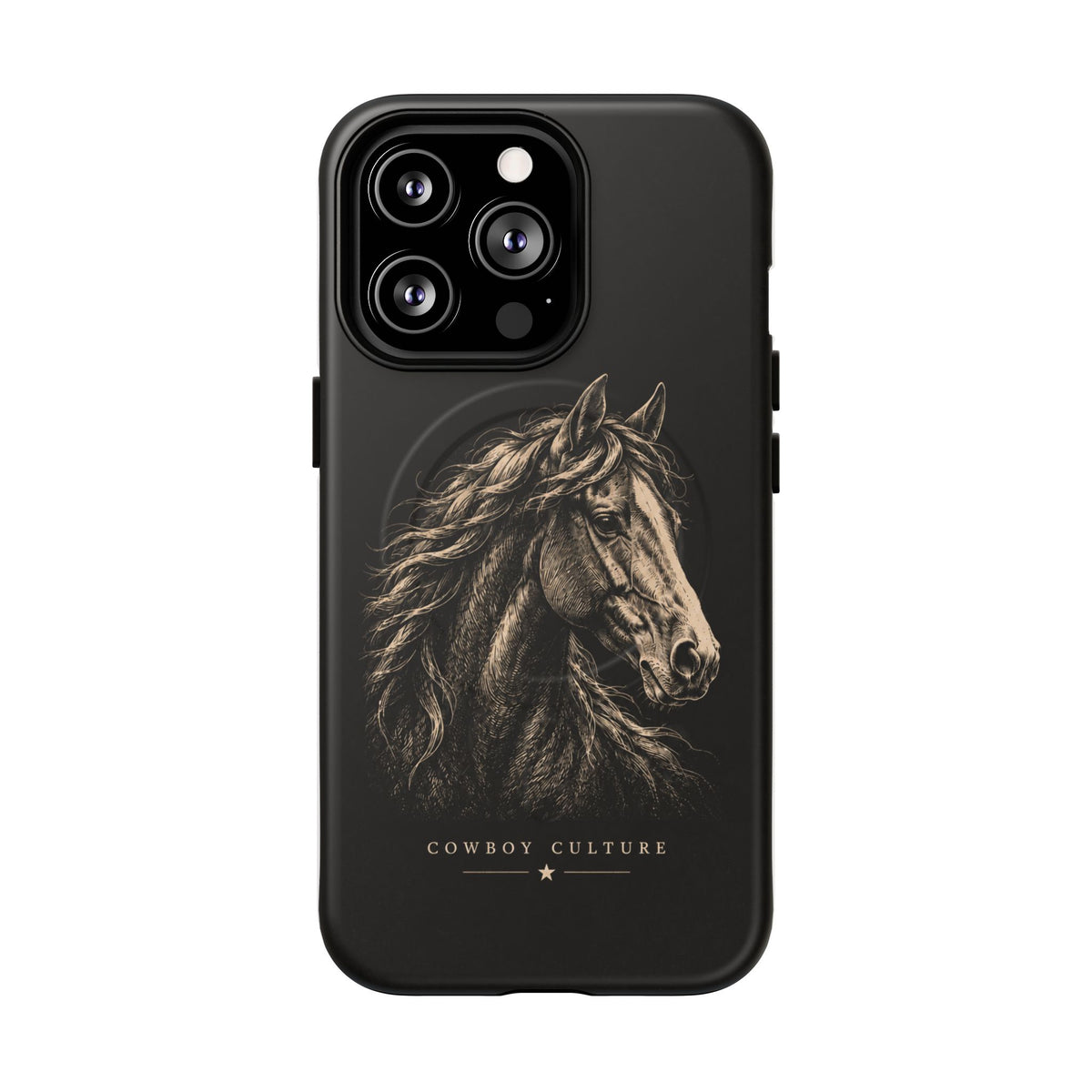 Cowboy Horse Tough Magnetic Phone Case — iPhone 13 Pro / Matte