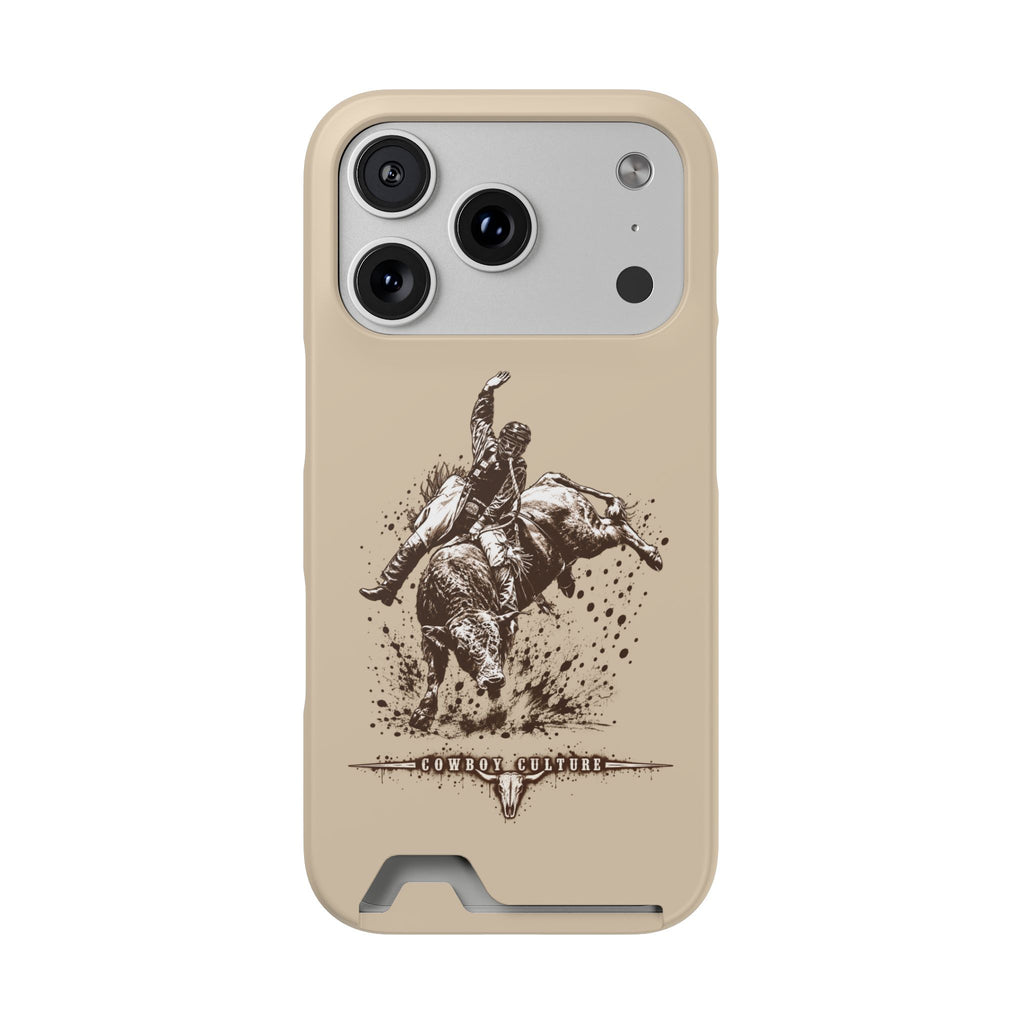Bull Riding Tough Phone Case — Additional Models — iPhone 17 Pro / Matte
