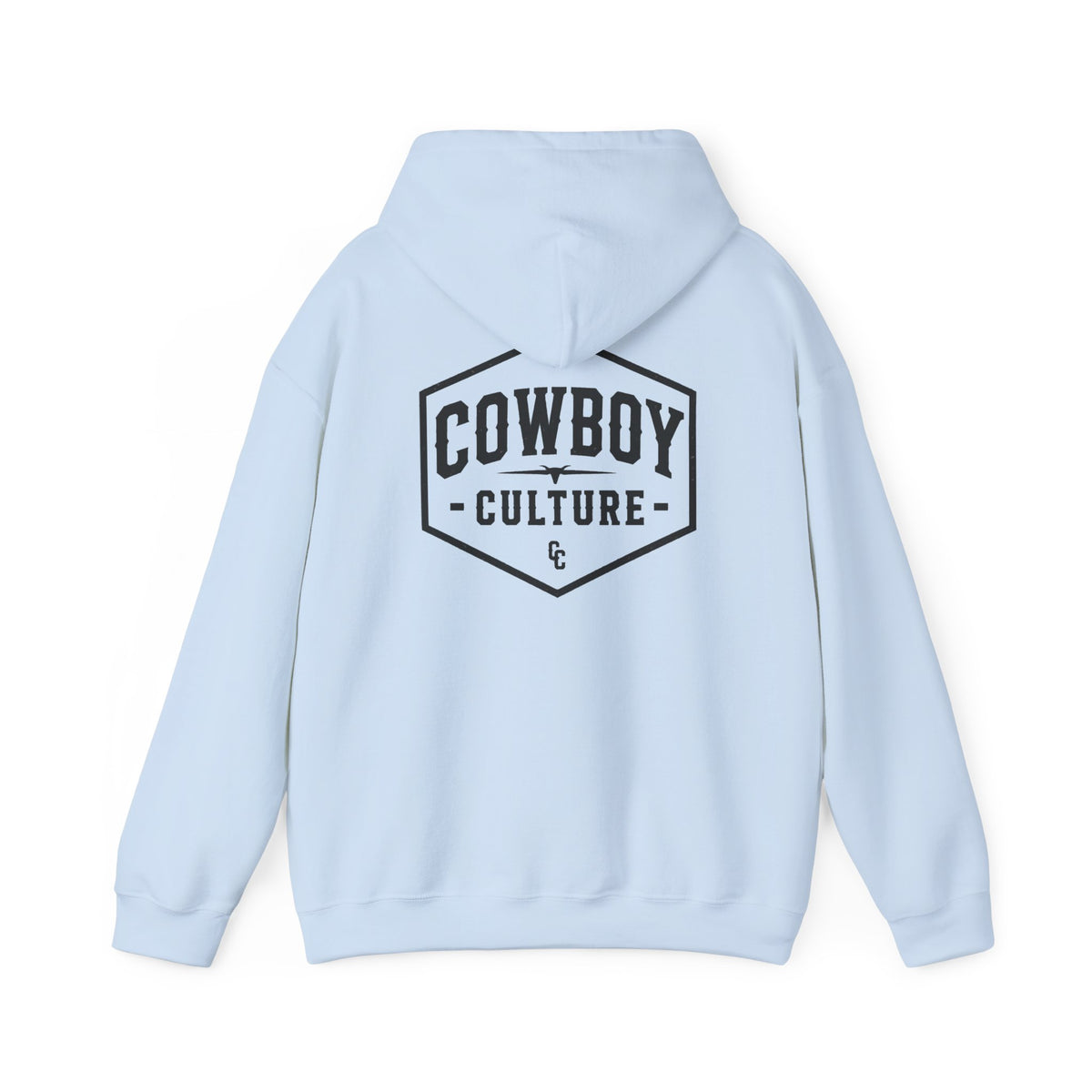 Cowboy Culture Vintage Western unisex hoodie — detail view