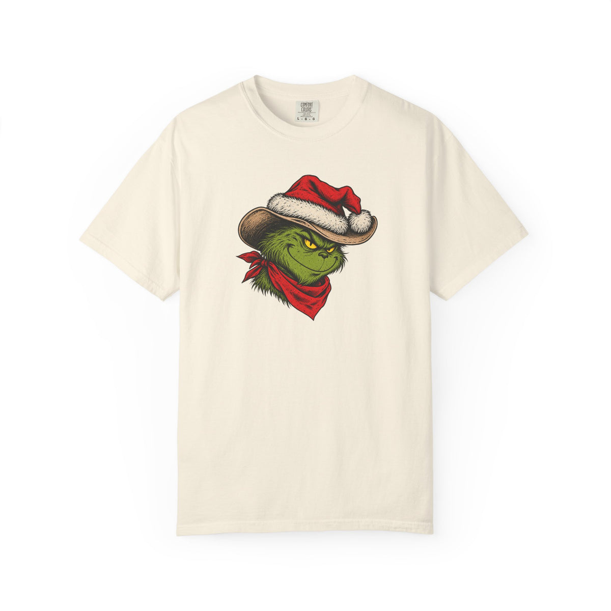 Grinch Cowboy Christmas T-Shirt by Cowboy Culture