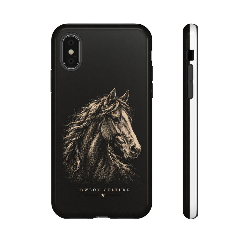 Cowboy Culture Horse Tough Phone Case — iPhone X / Glossy