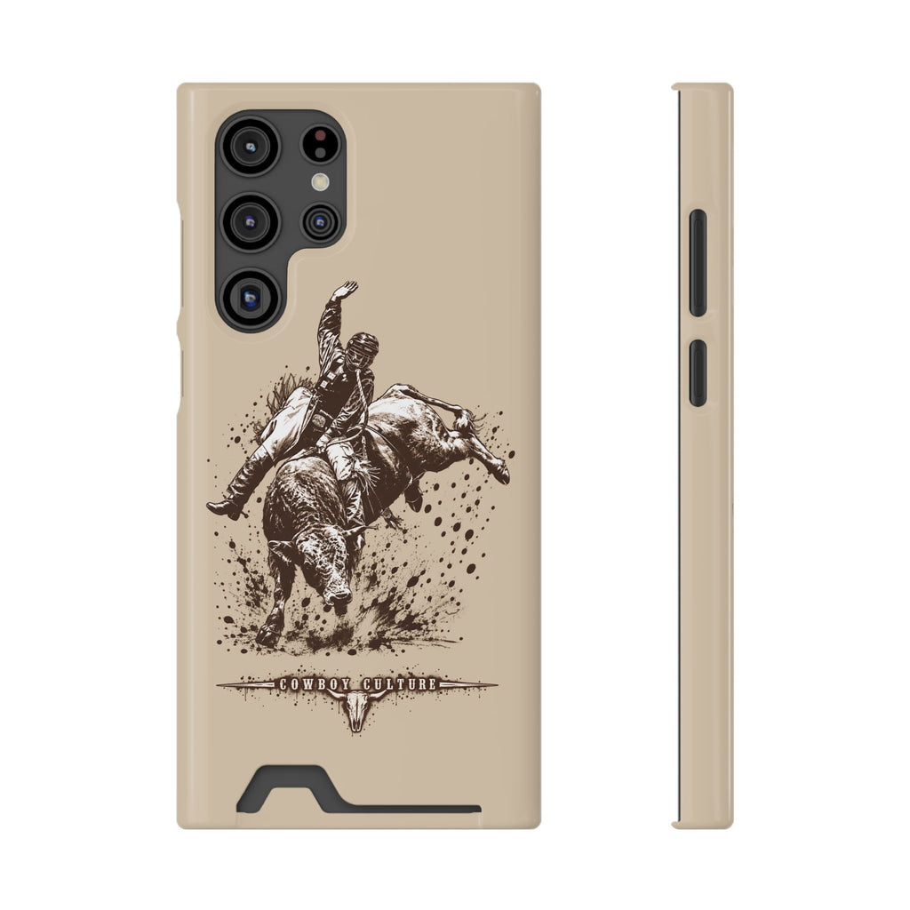 Bull Riding Tough Phone Case — Additional Models — Samsung Galaxy S22 Ultra / Glossy
