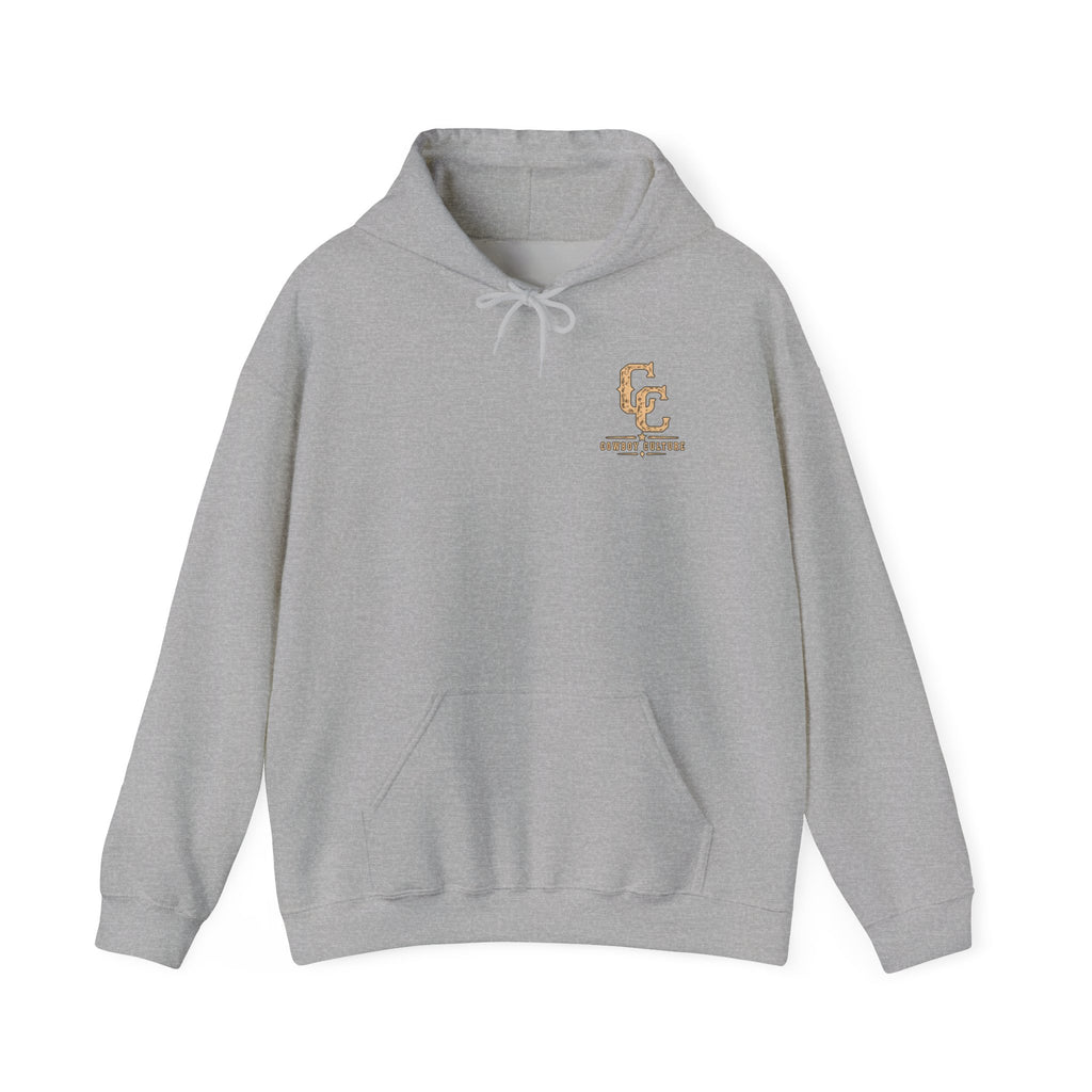Cowboy Culture Badge western hoodie — product view
