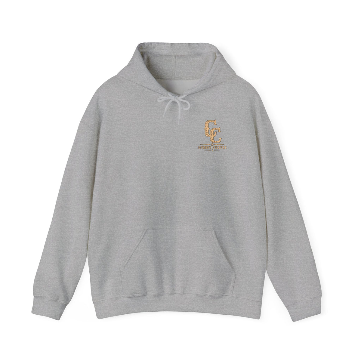 Cowboy Culture Badge western hoodie — product view