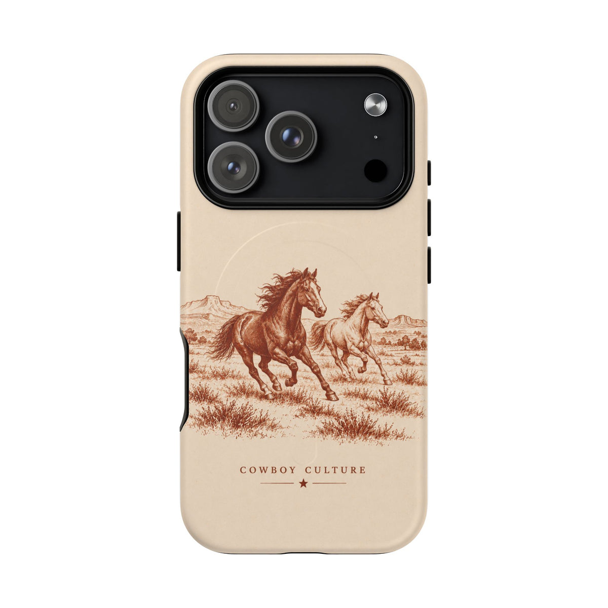 Cowboy Culture Wild Horses Tough Magnetic Phone Case — iPhone 18 Pro / Matte