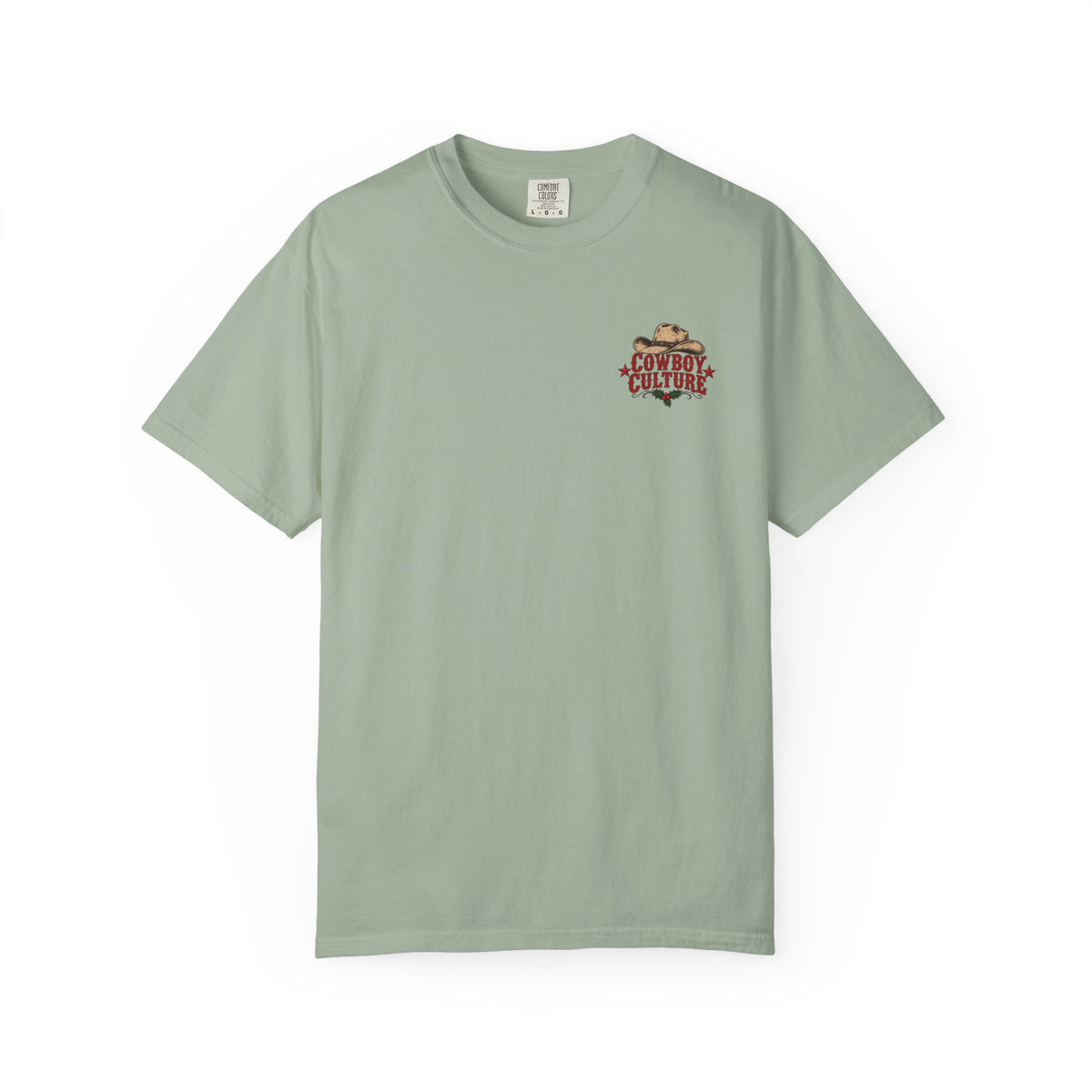 Western cowboy Christmas shirt product view