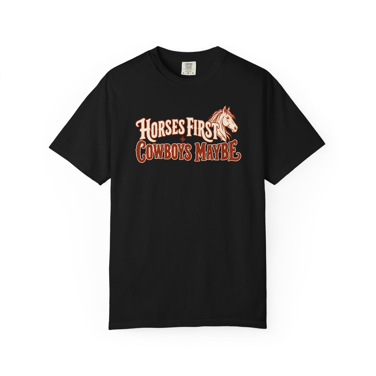 Cowgirl horse lover graphic t-shirt