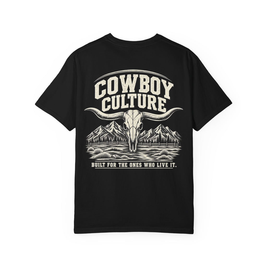 Cowboy Culture Mountain Skull Tee — product view 2