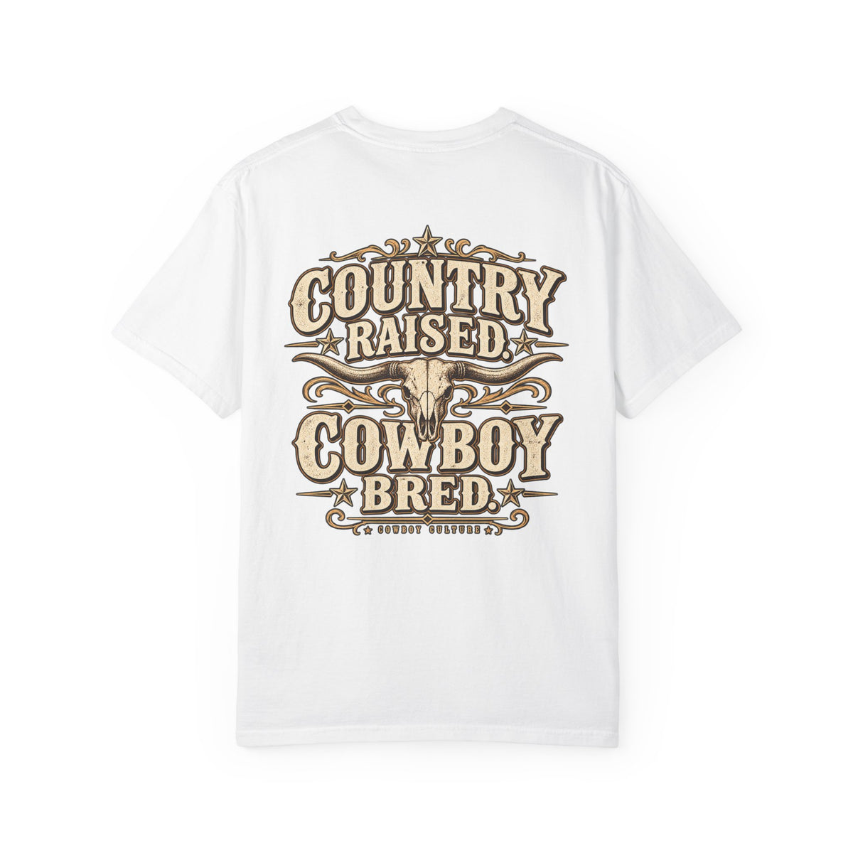 Country Raised Cowboy Bred Tee — product view 3