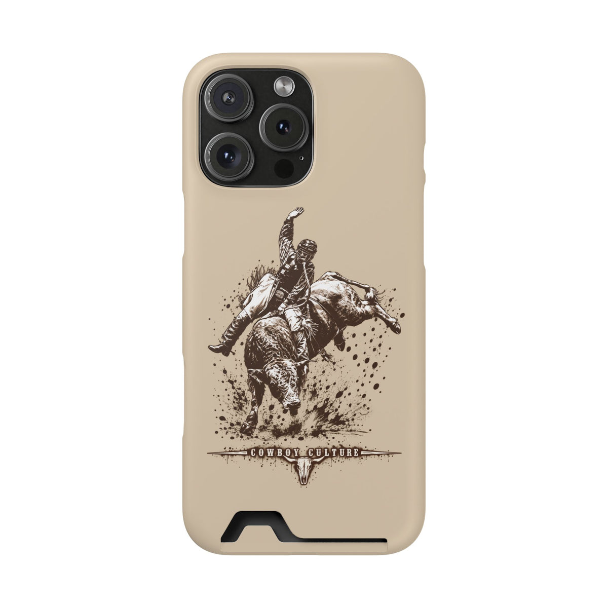 Bull Riding Tough Phone Case — Additional Models — iPhone 16 Pro Max / Matte