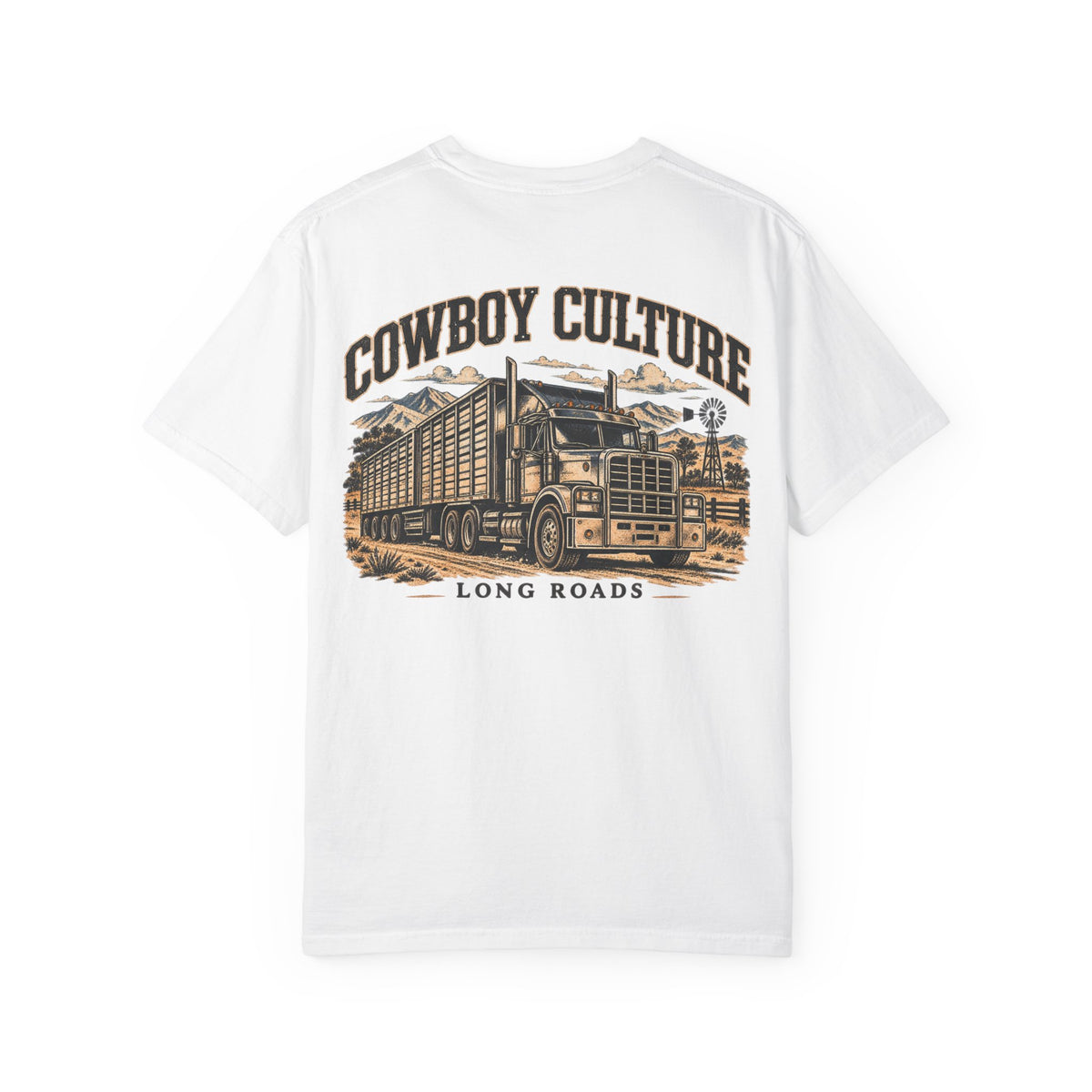 Long Roads Western Truck T-shirt in White