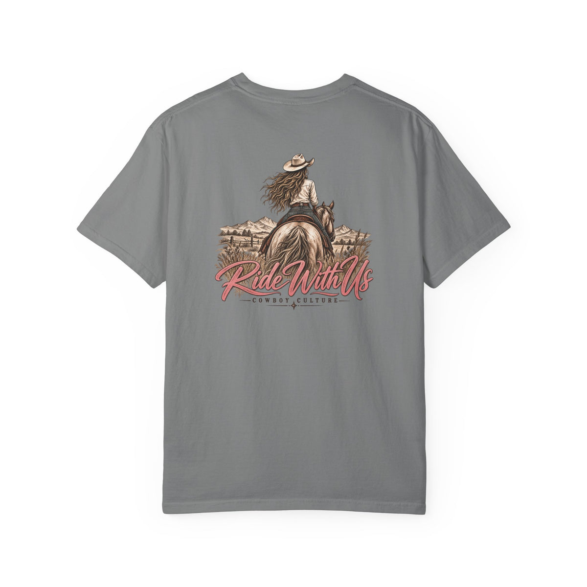 Ride With Us Cowgirl T-Shirt — product view 3