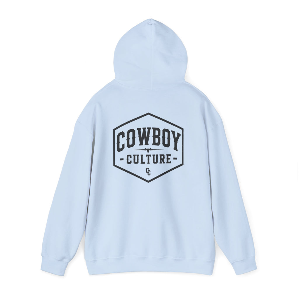 Cowboy Culture Vintage Western unisex hoodie — apparel mockup