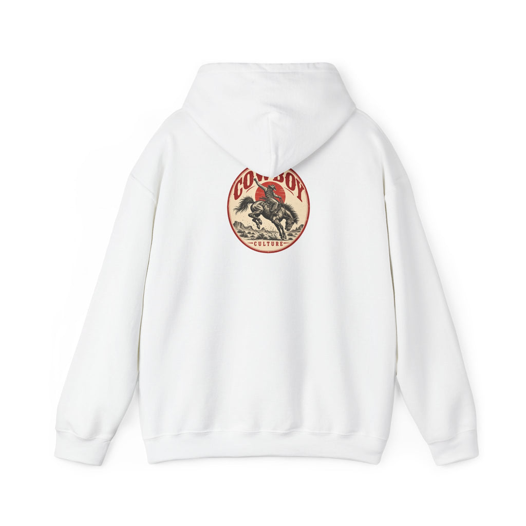Vintage Rodeo Badge Hoodie — Cowboy Culture product view
