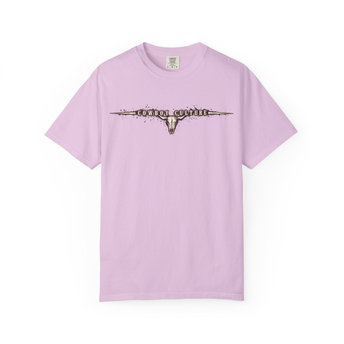 Rustic western cow skull T-shirt
