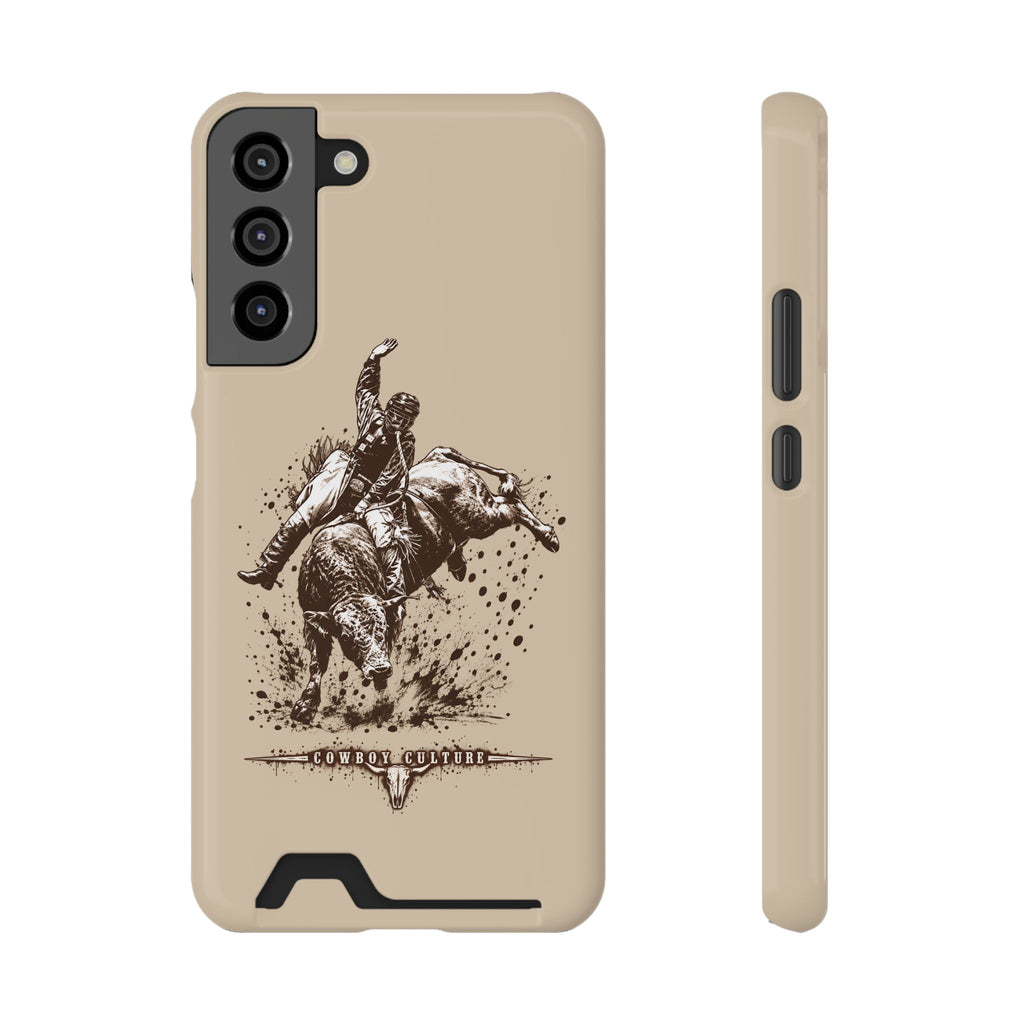 Bull Riding Tough Phone Case — Additional Models — Samsung Galaxy S22 Plus / Glossy