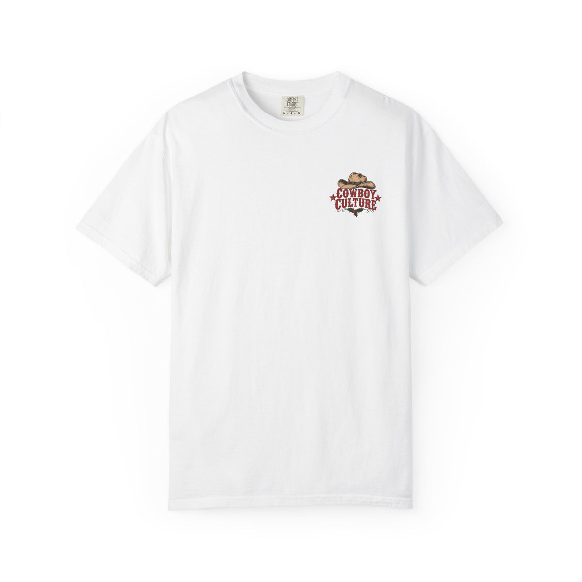 Cowboy on horseback Christmas T-shirt