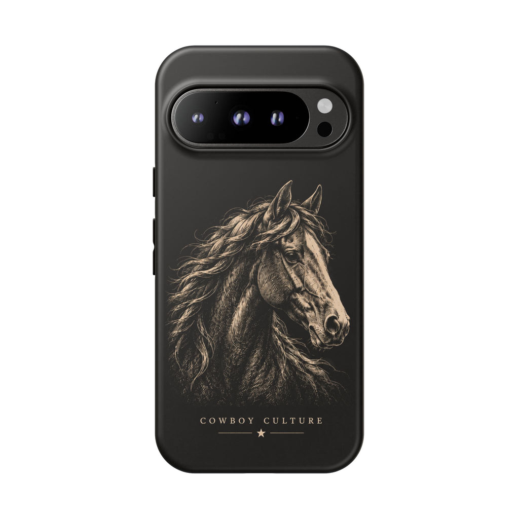 Cowboy Culture Horse Tough Phone Case — Google Pixel 9 Pro / Matte