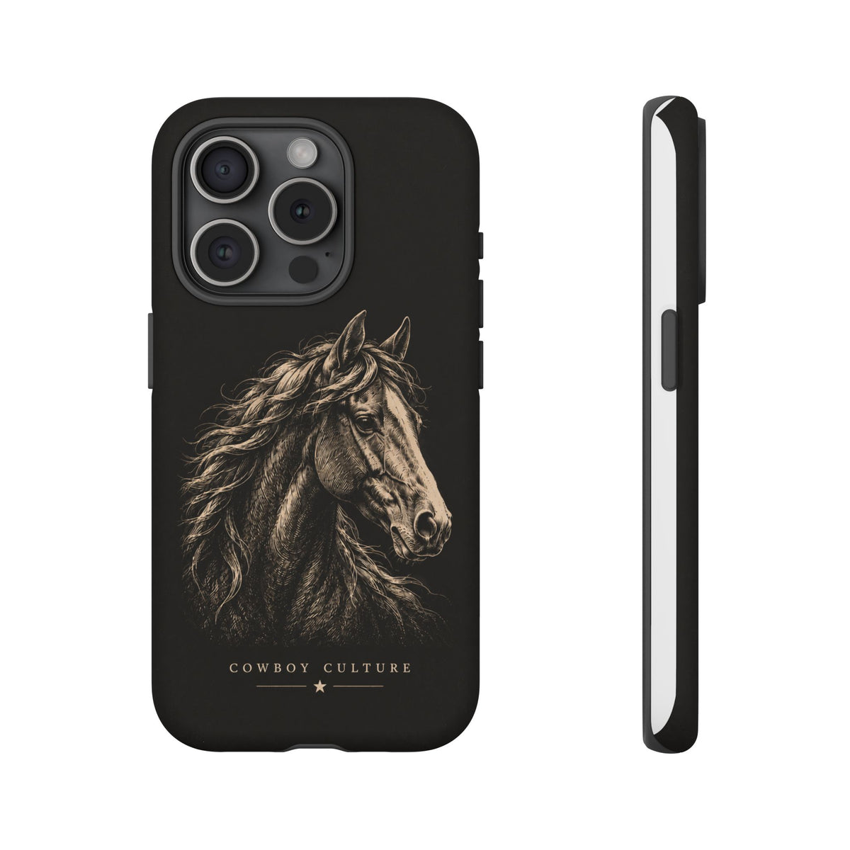 Cowboy Culture Horse Tough Phone Case — iPhone 15 Pro / Matte