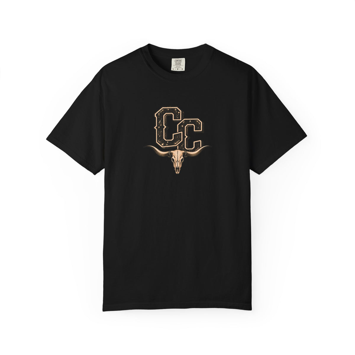 Cowboy Country Longhorn T-shirt in Black