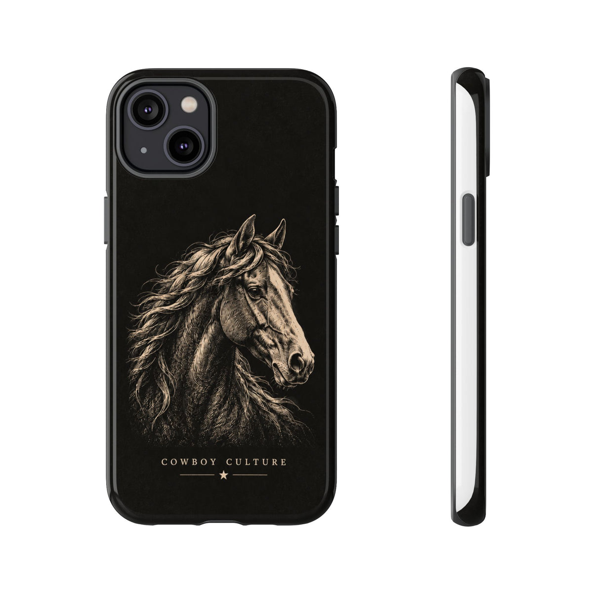 Cowboy Culture Horse Tough Phone Case — iPhone 14 Plus / Glossy