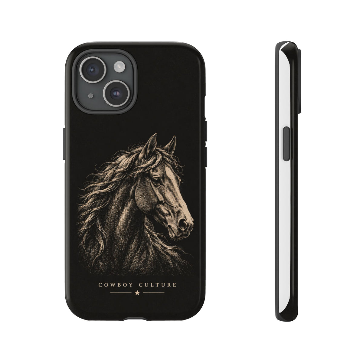 Cowboy Culture Horse Tough Phone Case — iPhone 15 / Glossy