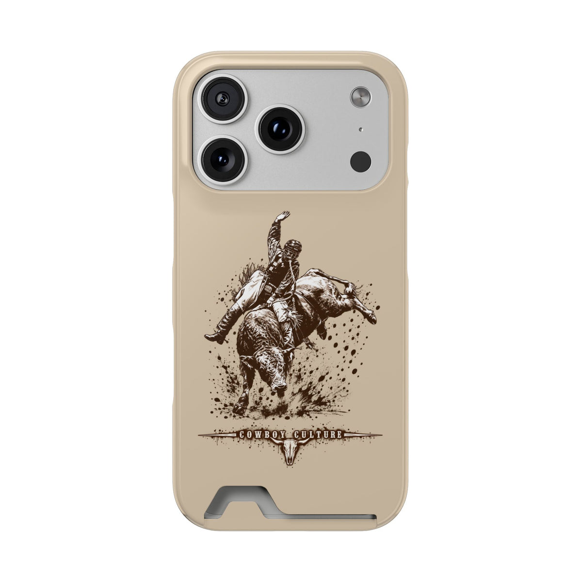 Bull Riding Tough Phone Case — Additional Models — iPhone 17 Pro / Glossy