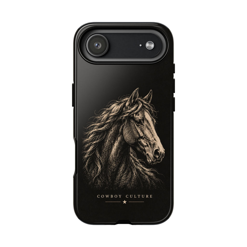 Cowboy Culture Horse Tough Phone Case — iPhone 17 Air / Glossy